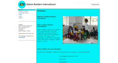 Desktop Screenshot of nationbuildersinternational.org