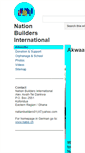 Mobile Screenshot of nationbuildersinternational.org